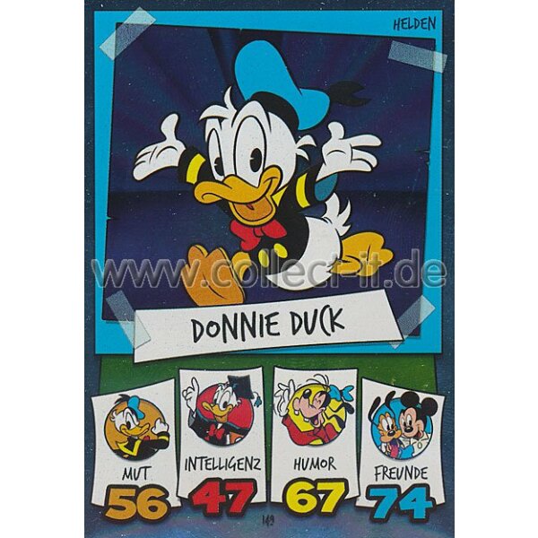 DS-149 - Donnie Duck - Foil - Topps Disney Duck Stars