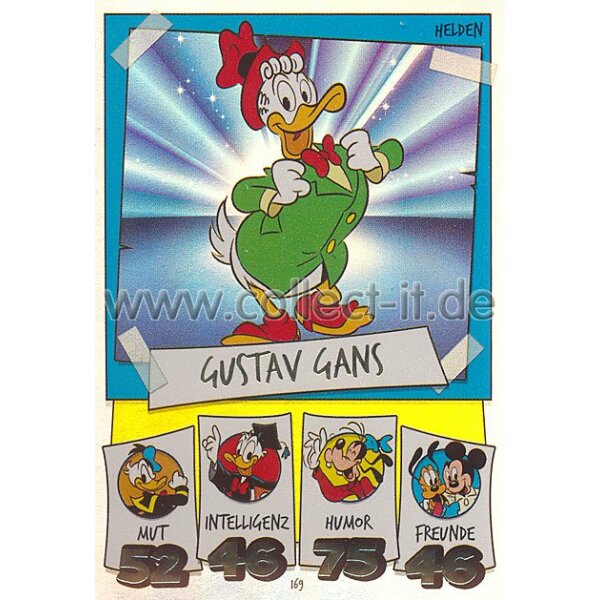 DS-169 - Gustav Gans - Rainbow-Foil - Topps Disney Duck Stars