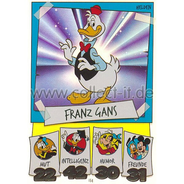 DS-174 - Franz Gans - Rainbow-Foil - Topps Disney Duck Stars