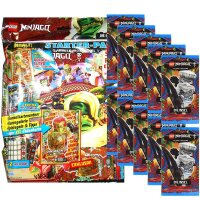 LEGO Ninjago - Serie 6 Trading Cards - 1 Starter + 10...