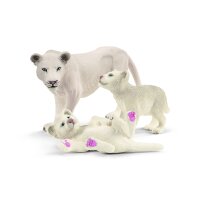 Schleich 42505 Wild Life - Löwenmutter mit Babys