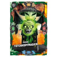 75 - Fieser Totenkopfmagier - Schurken Karte - Serie 6