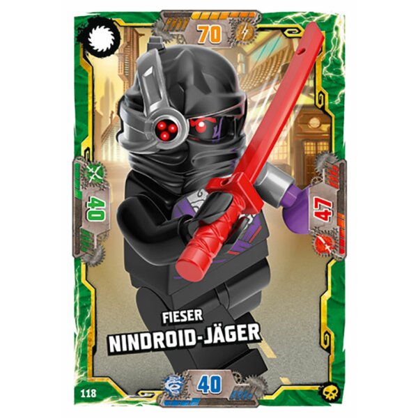 118 - Fieser Nindroid-Jäger - Schurken Karte - Serie 6