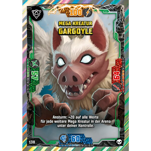 138 - Mega Kreatur Gargoyle - Mega Karte - Serie 6