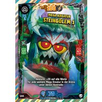144 - Mega Kreatur Steingolem 1 - Mega Karte - Serie 6