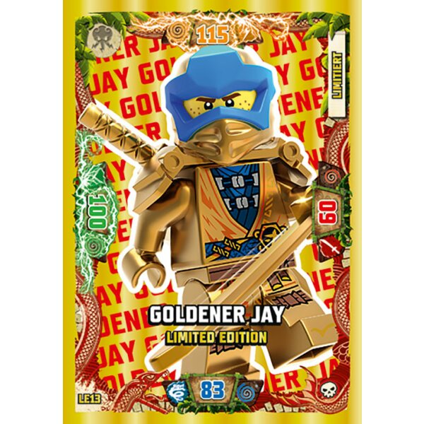 LE13 - Goldener Jay - Limitierte Karte - Serie 6