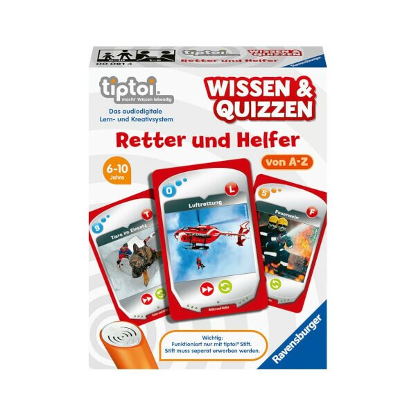 Ravensburger 00081 - Wissen & Quizzen: Retter und Helfer