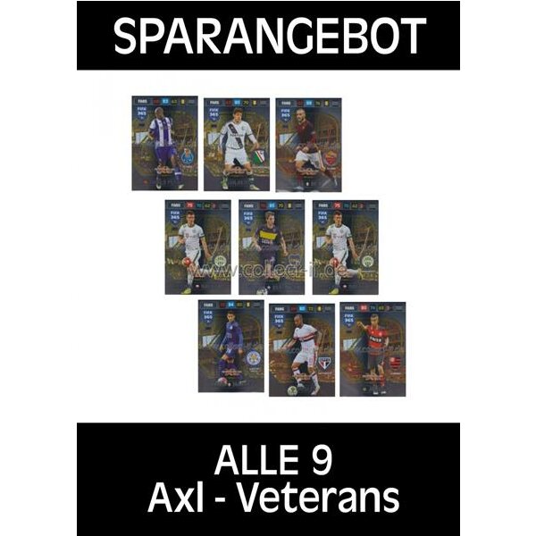 Panini FIFA 365 - 2017 Adrenalyn XL - ALLE 9 Axl - Veterans