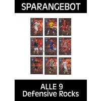 Panini FIFA 365 - 2017 Adrenalyn XL - ALLE 9 Defensive Rocks