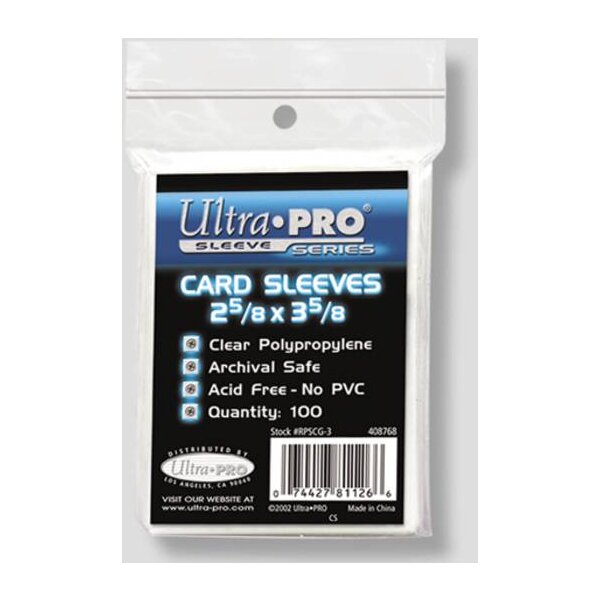 Schutzhüllen Ultra Pro Einzelhüllen Sleeves - 300 Stück(3x100)