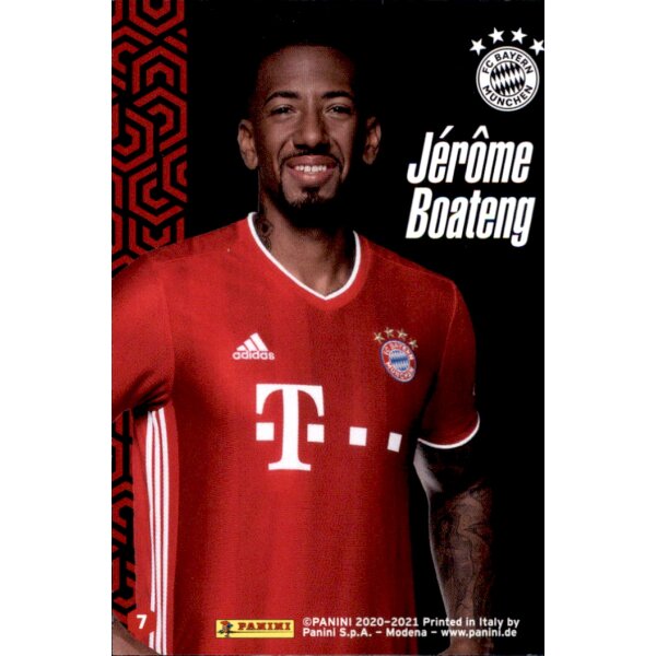 Karte 7 - Jerome Boateng - Panini FC Bayern München 2020/21