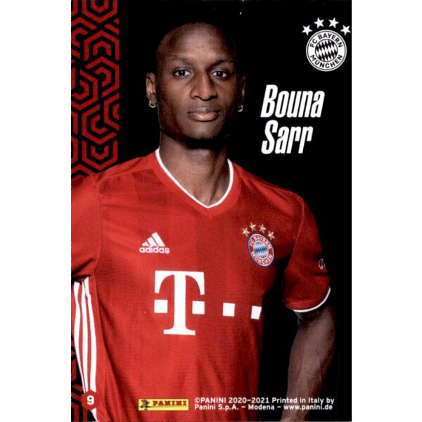 Karte 9 - Bouna Sarr - Panini FC Bayern München 2020/21