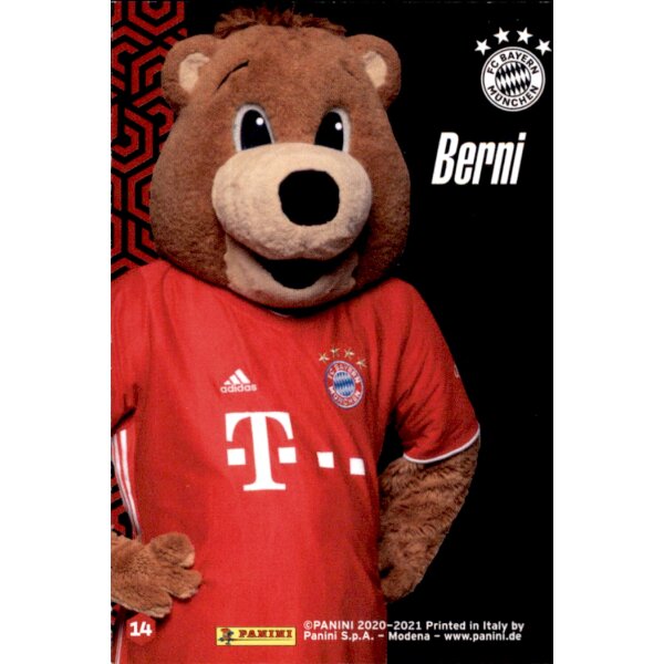 Karte 14 - Berni - Panini FC Bayern München 2020/21