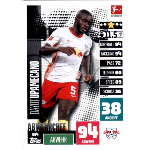 524 - Dayot Upamecano - Abwehrchefs  - 2020/2021