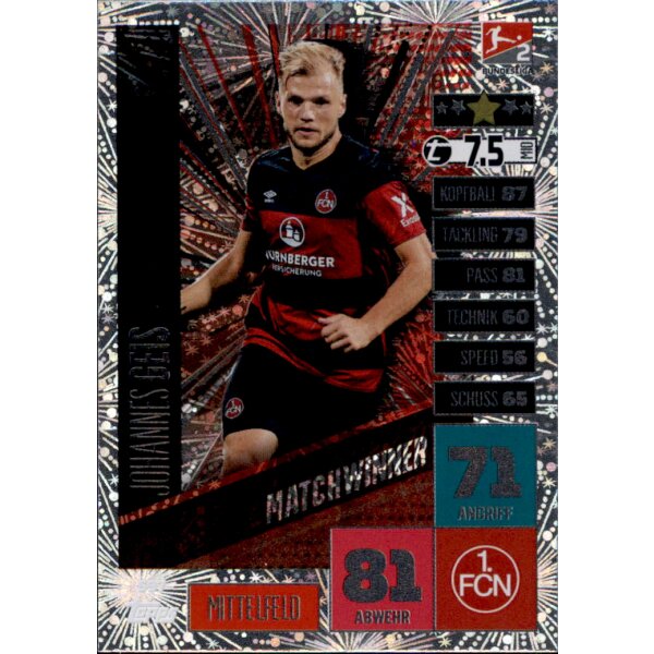 597 - Johannes Geis - Matchwinner  - 2020/2021