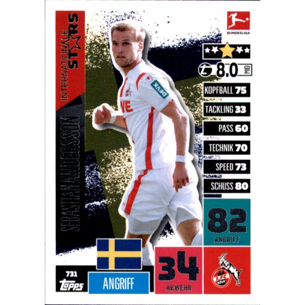 731 - Sebastian Andersson - International Stars - 2020/2021