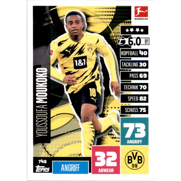 748 - Youssoufa Moukoko - Rookie - 2020/2021