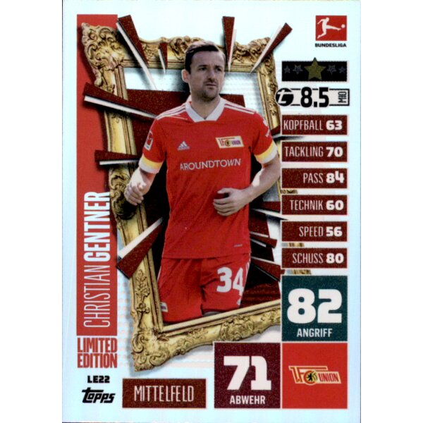 LE22  - Christian Gentner - Limited Edition  - 2020/2021