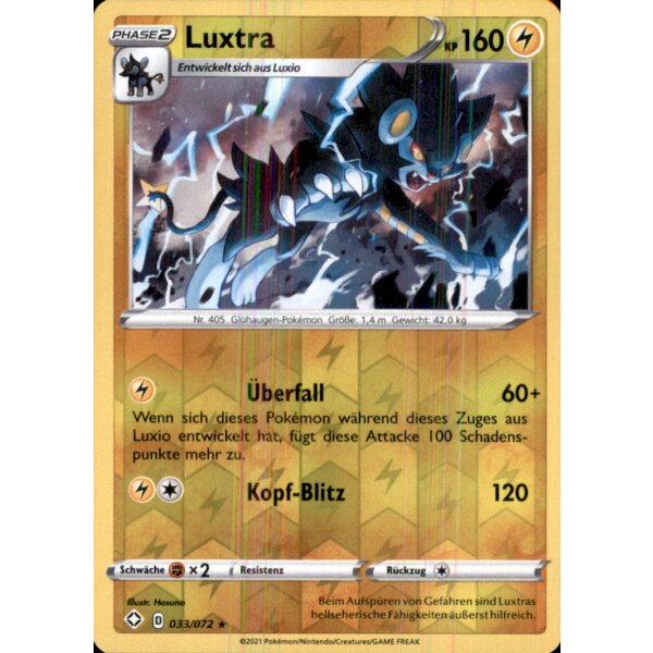 33/072 - Luxtra - Glänzendes Schicksal - Reverse Holo