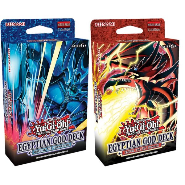 Yugioh - Egyptian Gods - Beide Decks - Deutsch - 1. Auflage