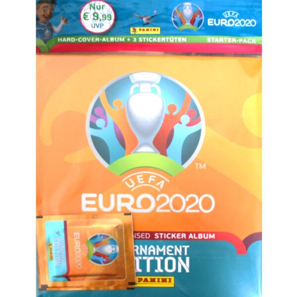 Panini Euro 2020 Tournament 2021 - Sammelsticker - 1 Hardcover Starter