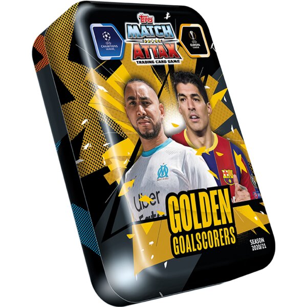 Topps Champions League 2020/21 - 1 Tin Box (Golden Goalscorers)