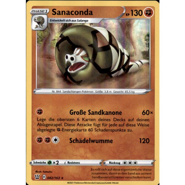 082/163 - Sanaconda - Holofoil Rare