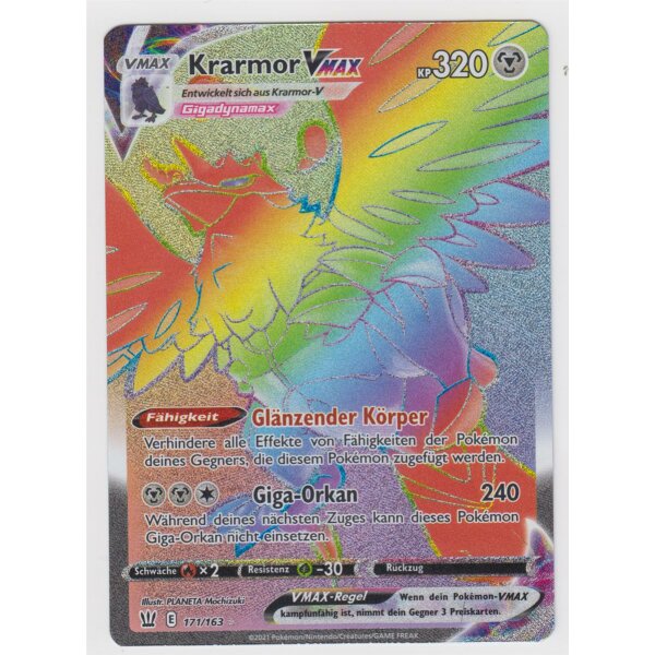 171/163 - Krarmor Vmax - Rainbow Rare