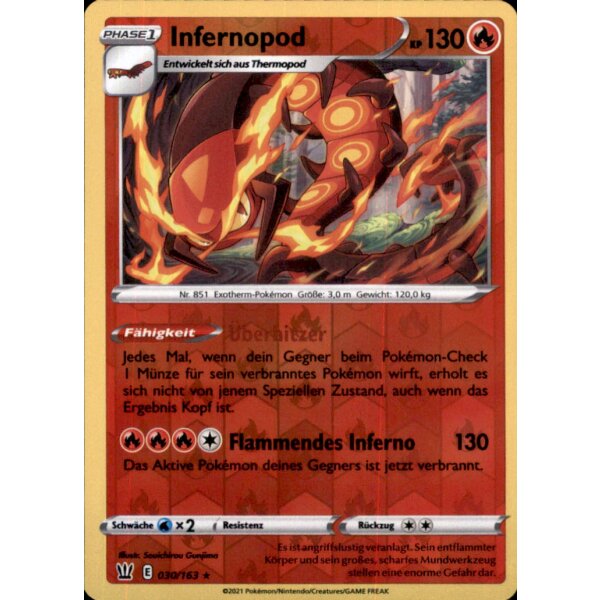 030/163 - Infernopod - Reverse Holo