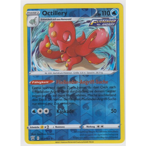 037/163 - Octillery - Reverse Holo