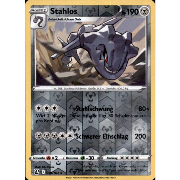 099/163 - Stahlos - Reverse Holo