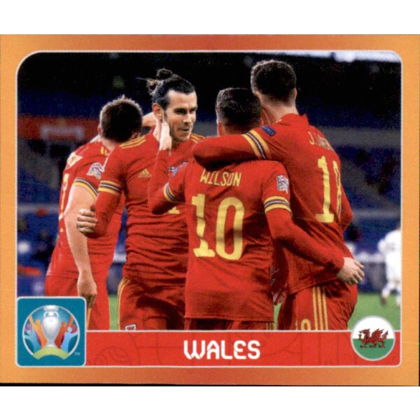 Panini EM 2020 Tournament 2021 - Sticker 10 - Gruppe A - Wales