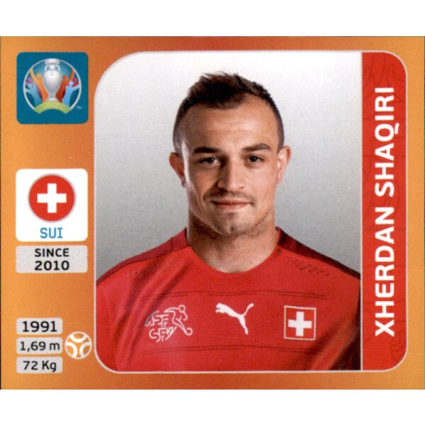 Panini EM 2020 Tournament 2021 - Sticker 55 - Xherdan Shaqiri - Schweiz