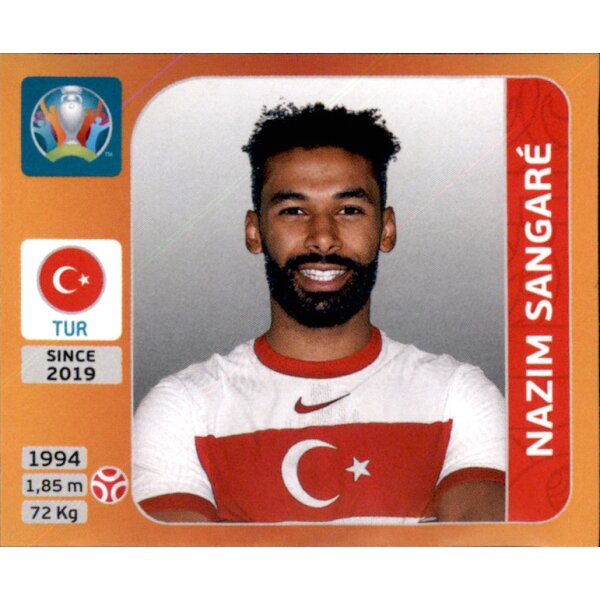 Panini EM 2020 Tournament 2021 - Sticker 73 - Nazim Sangare - Türkei