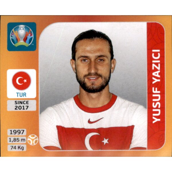 Panini EM 2020 Tournament 2021 - Sticker 80 - Yusuf Yazici - Türkei