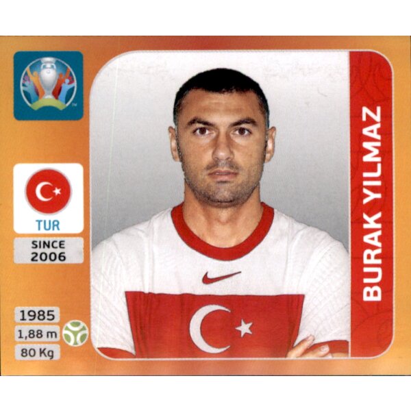 Panini EM 2020 Tournament 2021 - Sticker 85 - Burak Yilmaz - Türkei