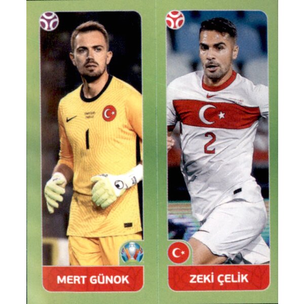 Panini EM 2020 Tournament 2021 - Sticker 86 - Mert Günok / Zeki Celik - Türkei