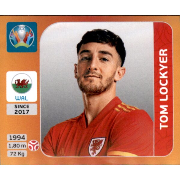 Panini EM 2020 Tournament 2021 - Sticker 103 - Tom Lockyer - Wales