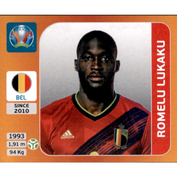 Panini EM 2020 Tournament 2021 - Sticker 142 - Romelu Lukaku - Belgien