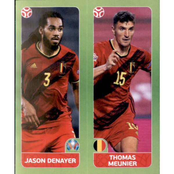 Panini EM 2020 Tournament 2021 - Sticker 145 - Jason Denayer / Thomas Meunier - Belgien