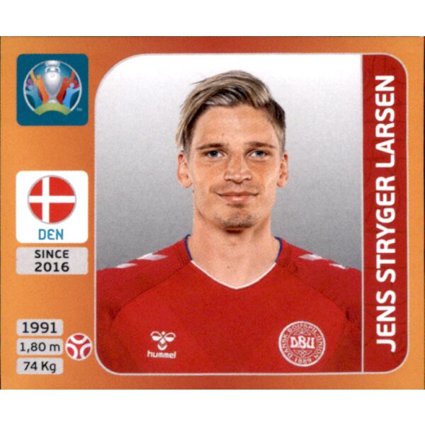 Panini EM 2020 Tournament 2021 - Sticker 163 - Jens Stryger Larsen - Dänemark