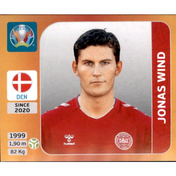 Panini EM 2020 Tournament 2021 - Sticker 176 - Jonas Wind - Dänemark