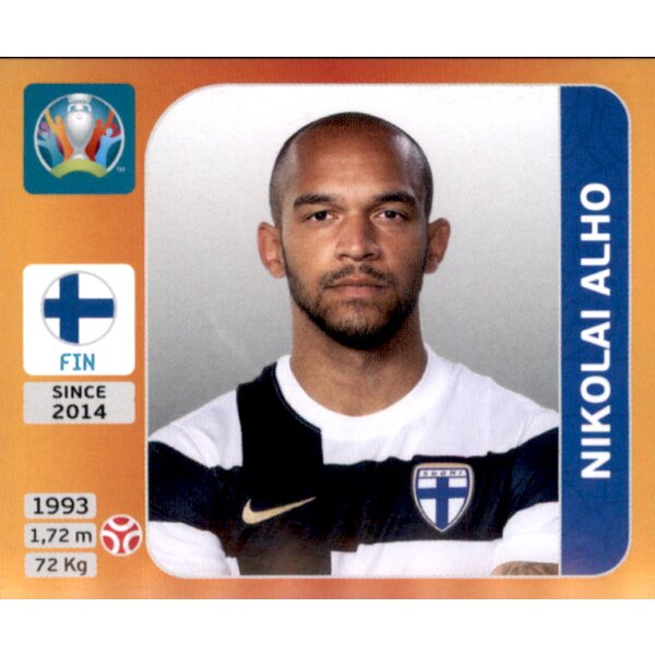 Panini EM 2020 Tournament 2021 - Sticker 180 - Nikolai Alho - Finnland