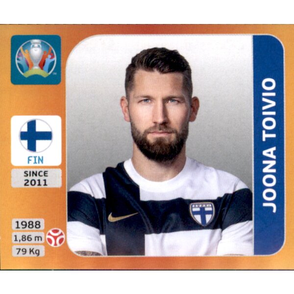 Panini EM 2020 Tournament 2021 - Sticker 184 - Joona Toivio - Finnland