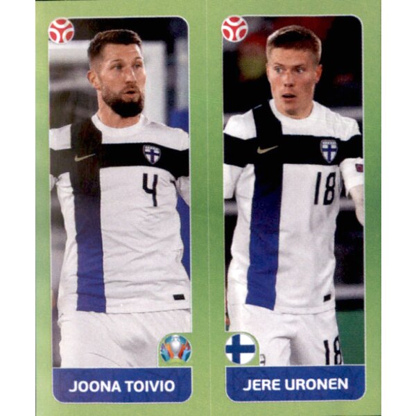 Panini EM 2020 Tournament 2021 - Sticker 200 - Joona Toivio / Jere Uronen - Finnland