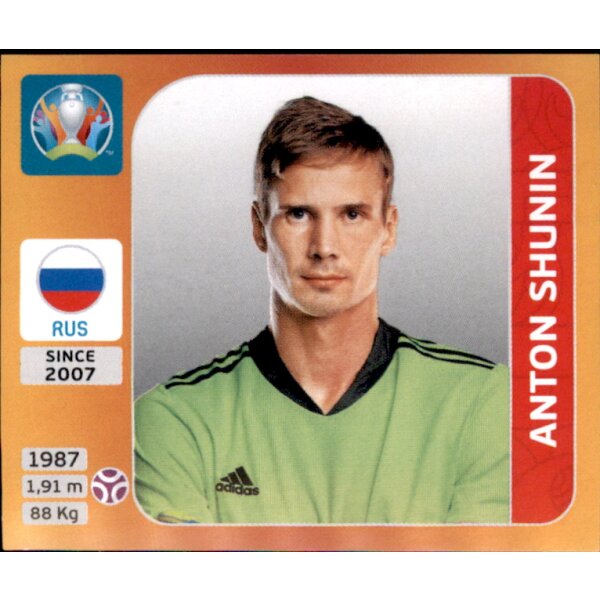 Panini EM 2020 Tournament 2021 - Sticker 211 - Anton Shunin - Russland