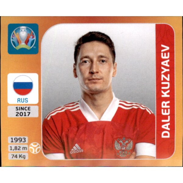 Panini EM 2020 Tournament 2021 - Sticker 223 - Daler Kuzyaev - Russland