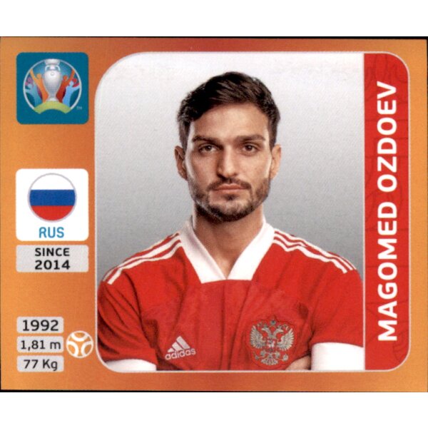 Panini EM 2020 Tournament 2021 - Sticker 227 - Magomed Ozdoev - Russland