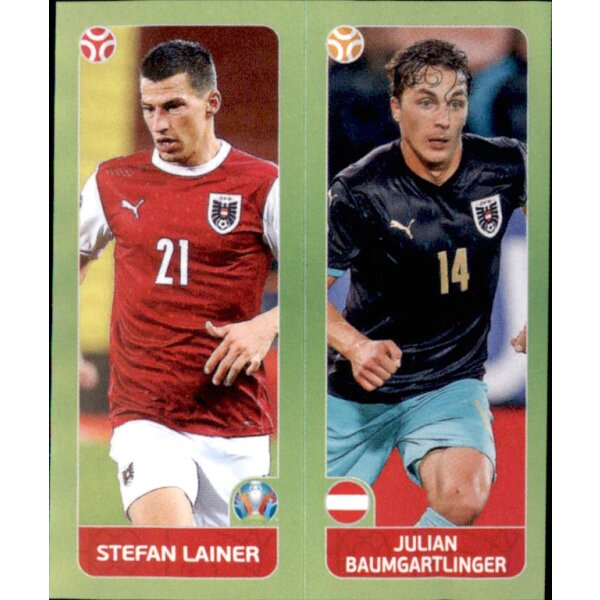 Panini EM 2020 Tournament 2021 - Sticker 258 - Stefan Lainer / Julian Baumgartlinger - Österreich