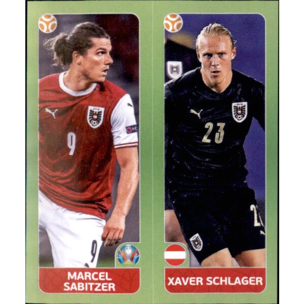 Panini EM 2020 Tournament 2021 - Sticker 260 - Marcel Sabitzer / Xaver Schlager - Österreich